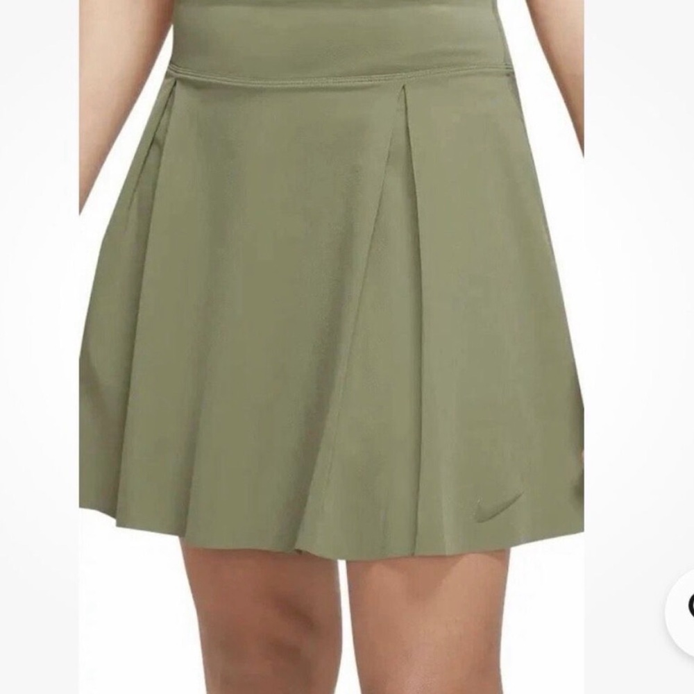 NWT Nike Plus Size 2X Tennis Skirt/Skort - Olive Green Dri-FIT